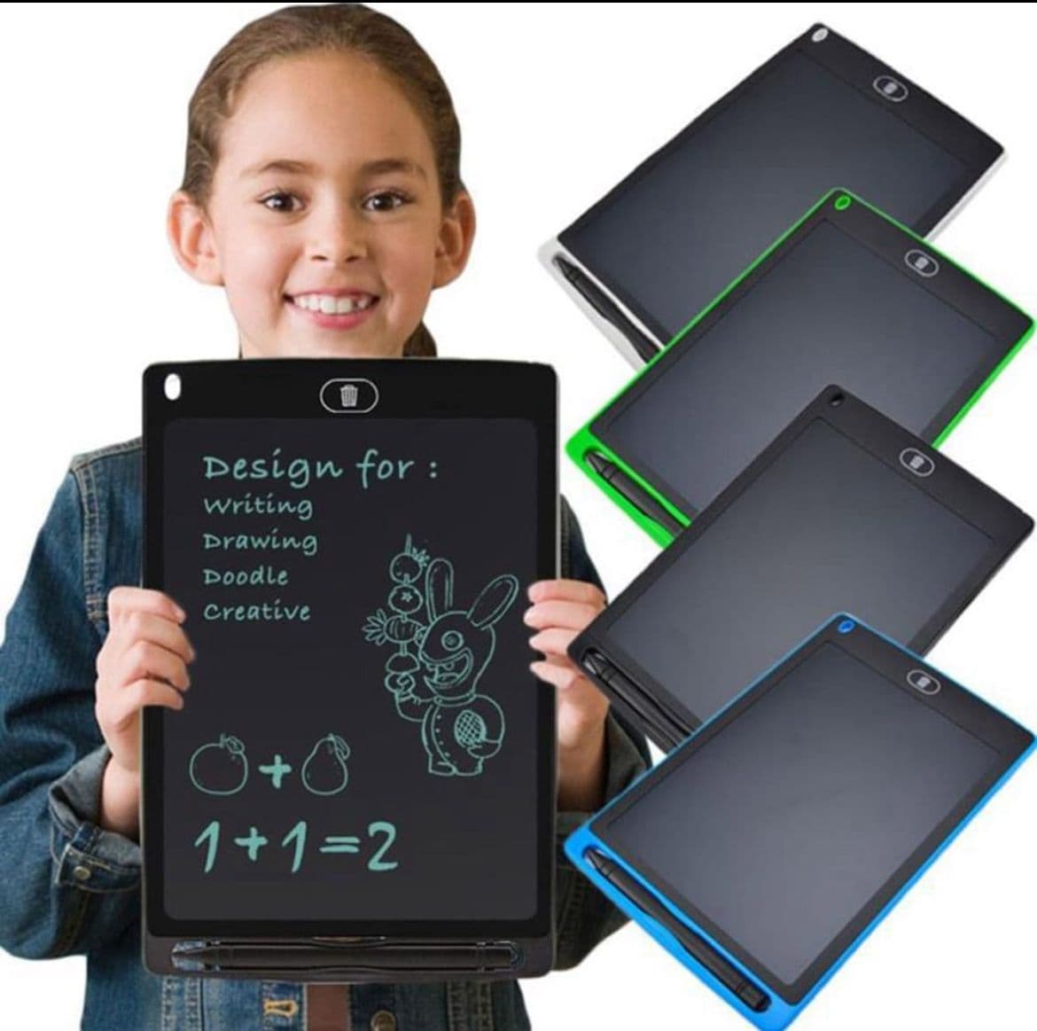 Kids Drawing Tablet 10 inch - 12 inch LCD Drawing Pad Drawing Tools Portable Reusable Erasable