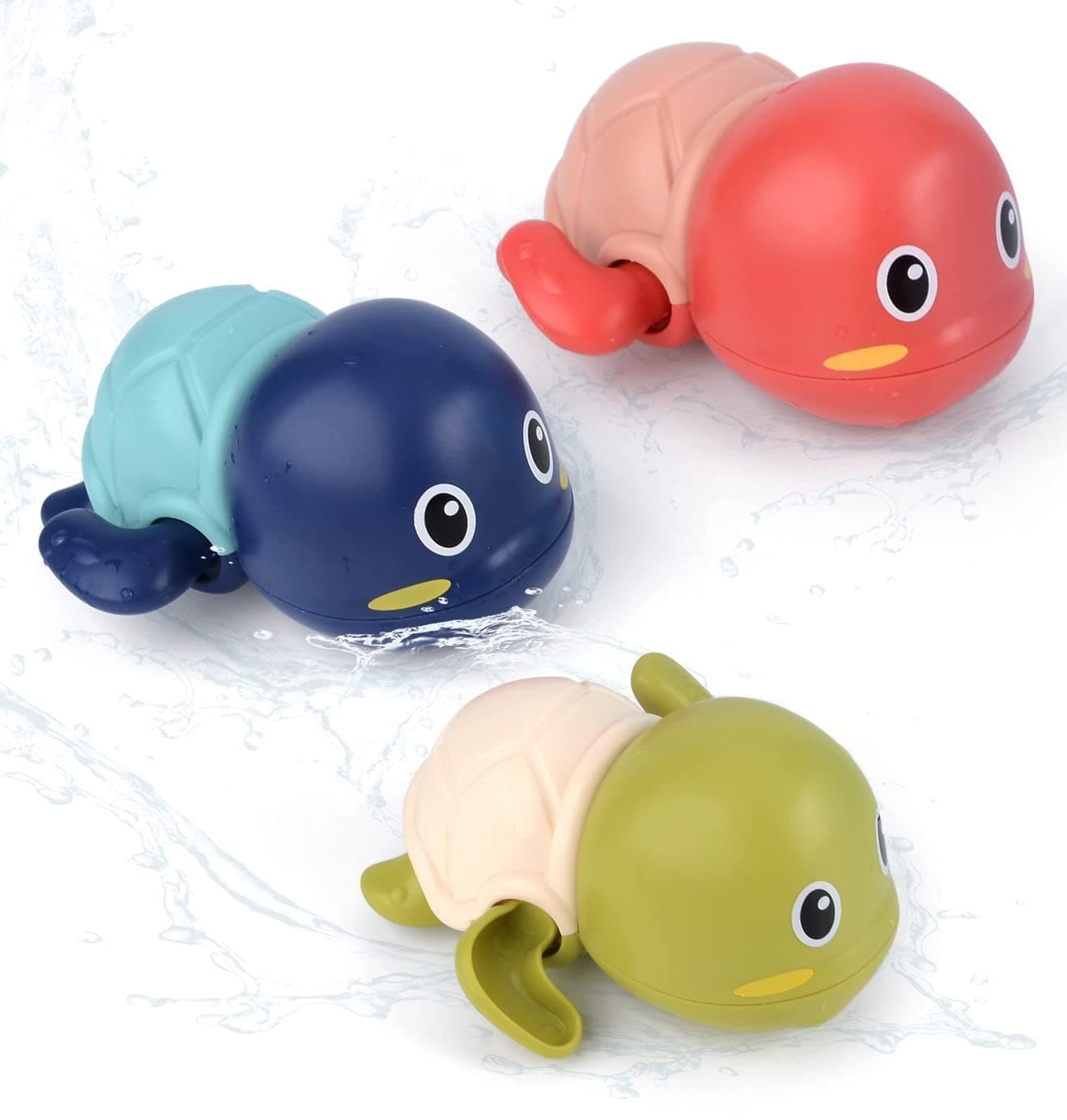 Swimming Turtle Bath Toy, Wind up Water Floating Toy