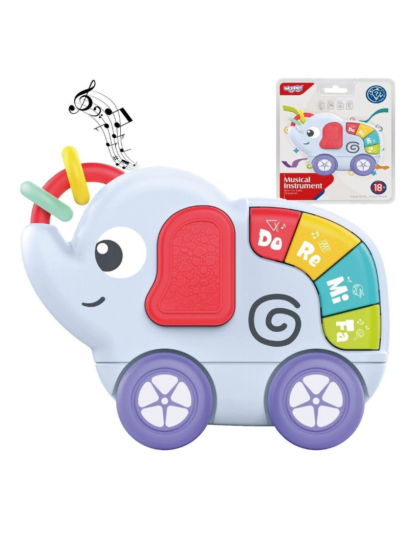 Music elephant baby piano 
