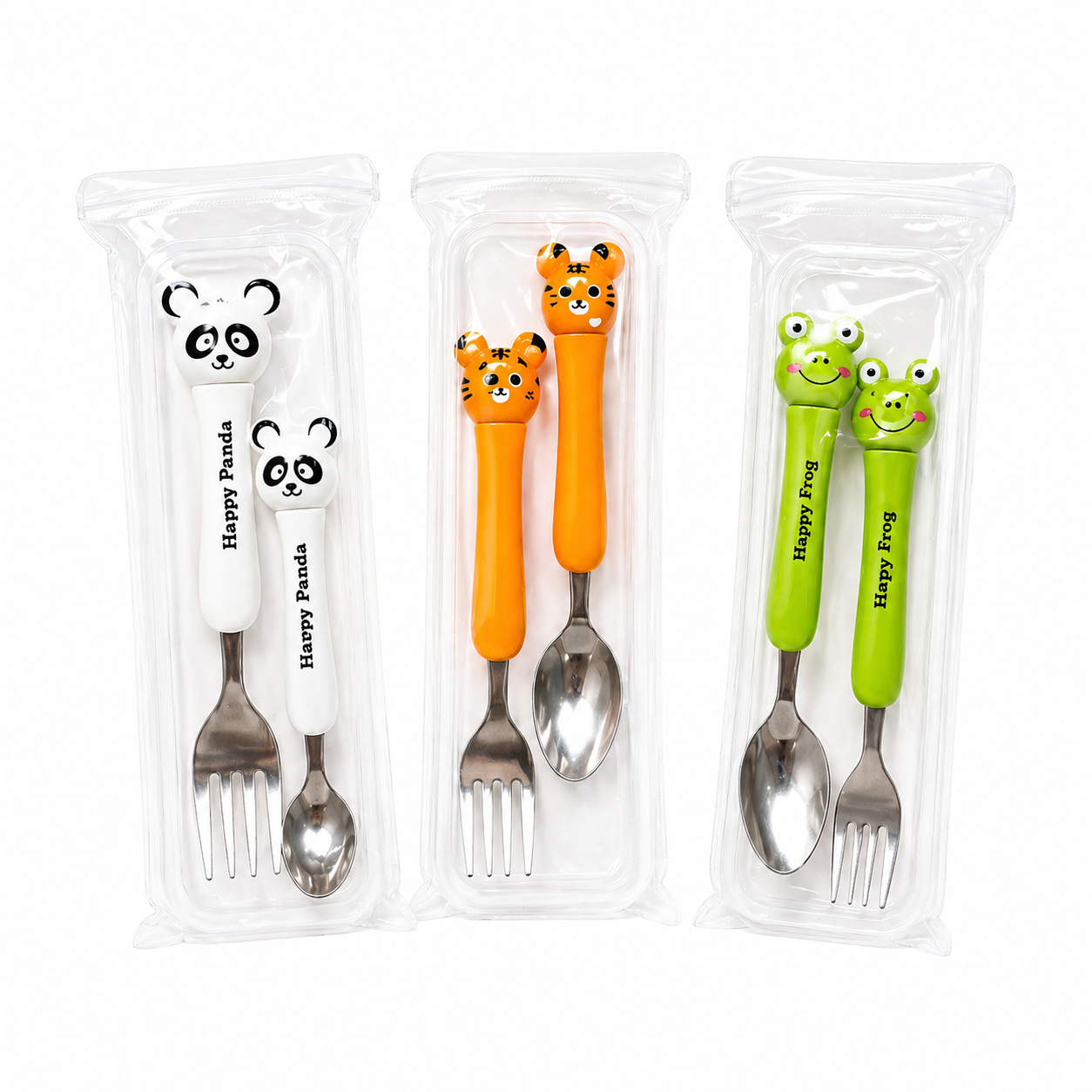 Cute Animal Design Spoon & Fork Set