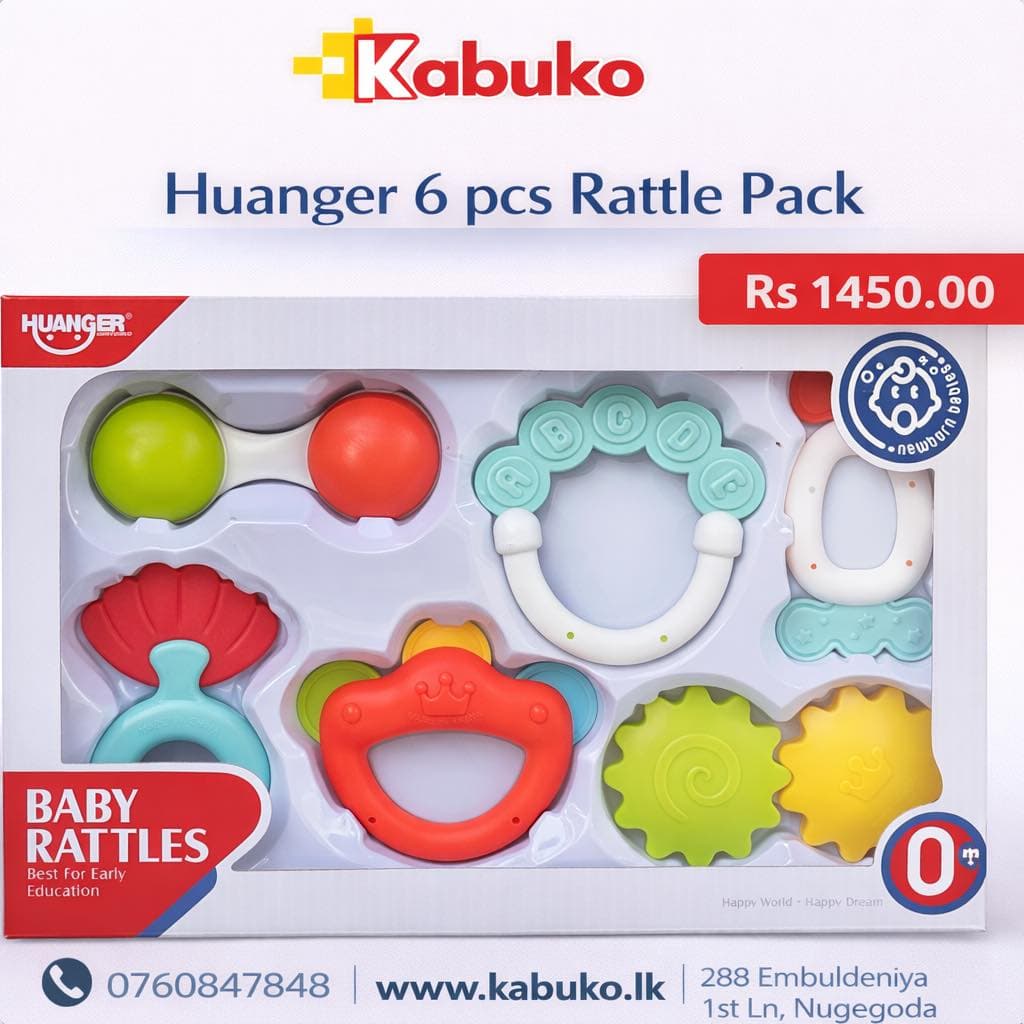 Huanger 6 pcs Rattle 