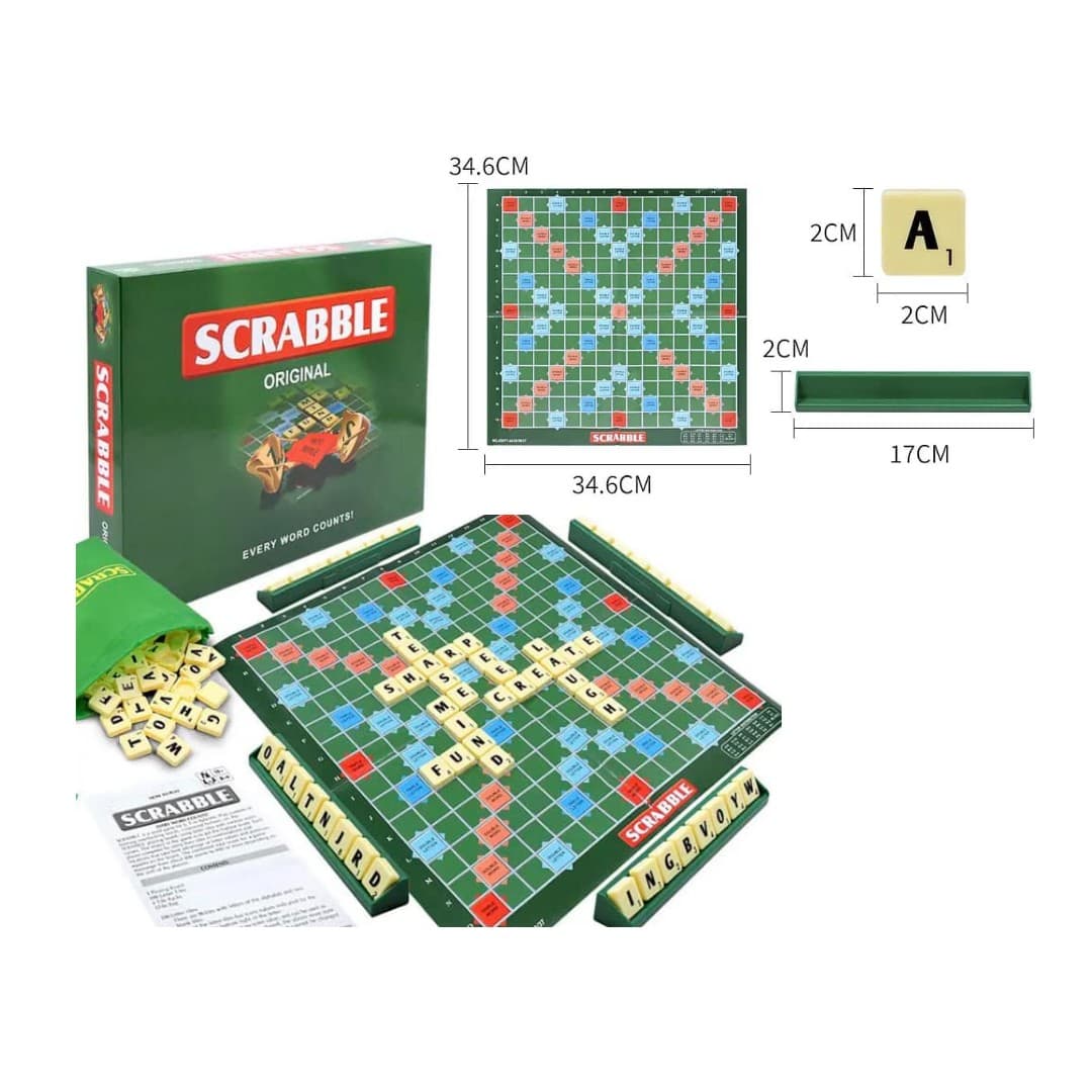 Scrabble Board Game Word Game