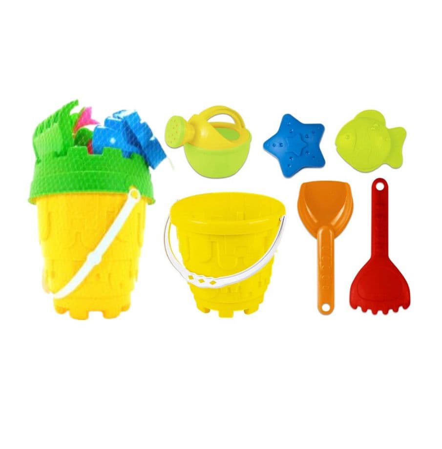 6 Pieces Beach Bucket