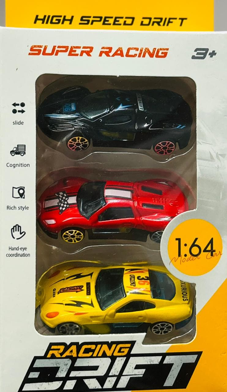 Super Racing Alloy 3 Cars Set 